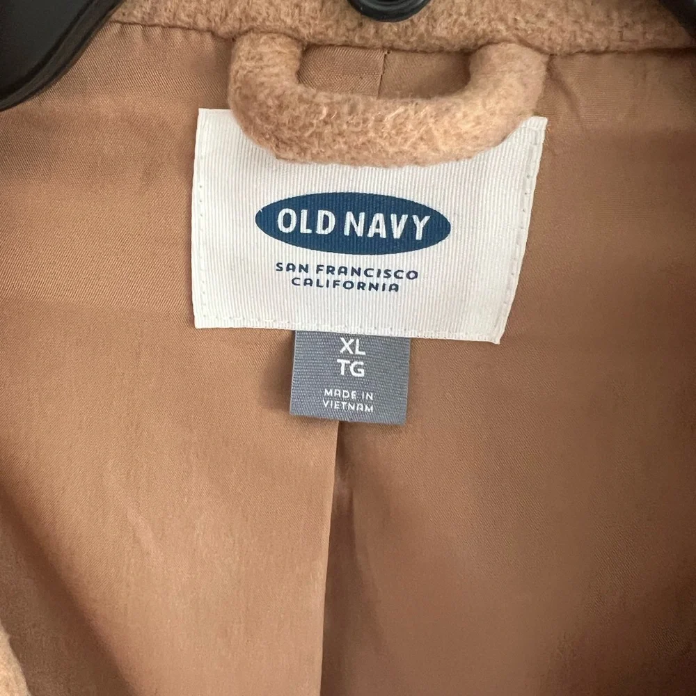 Old Navy Women's Tan Trench Coat - Picture 4 of 6